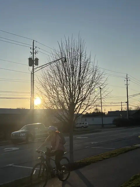 Golden hour rides hit different.